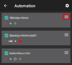 Rūšiuoti automatizavimo taisykles