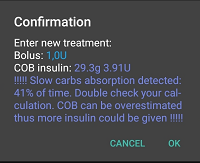 Error: Slow carb absorbtion