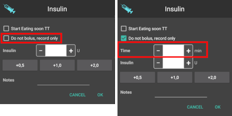 Insulin in der Vergangenheit erfassen