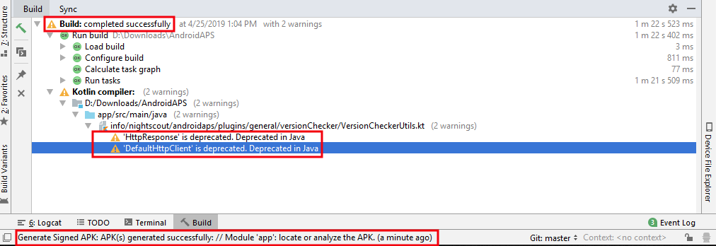 ignore Kotline compiler warning