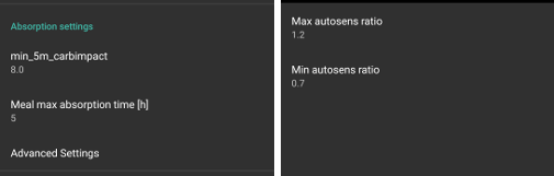 Resoprtions-Einstellungen