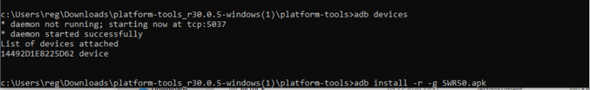 Terminal command