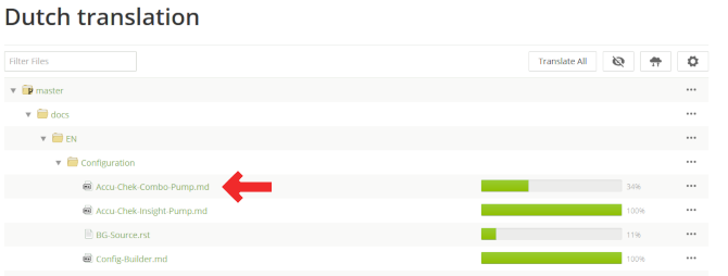 Click docs page