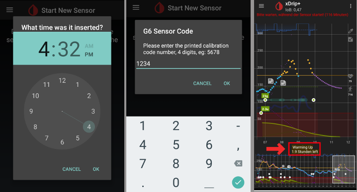 xDrip+ Dexcom Transmitter 4